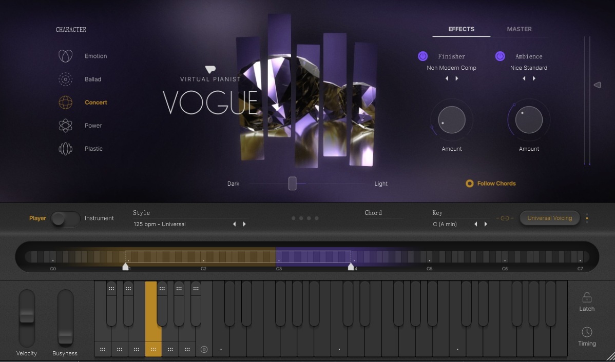 Virtual Pianistオートピアノアレンジ音源セットRELIC/SCORE/VIBE/ヴォーグ グランドピアノ音源uJAM Virtual Pianist bundle