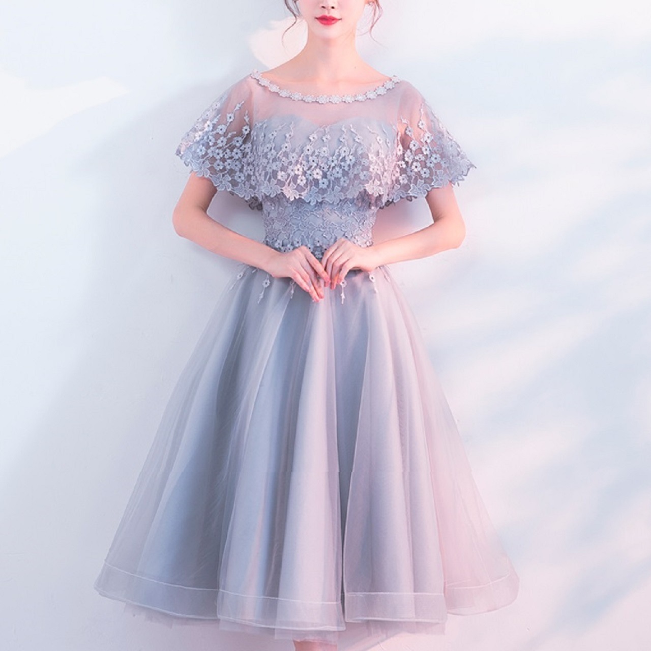 イブニングドレス 2WAY パーティー ドレス レディースドレス ミドルウェスト チューブトップ イブニングドレス 2WAY パーティー ドレス レディースドレス ミドルウェスト チューブトップ