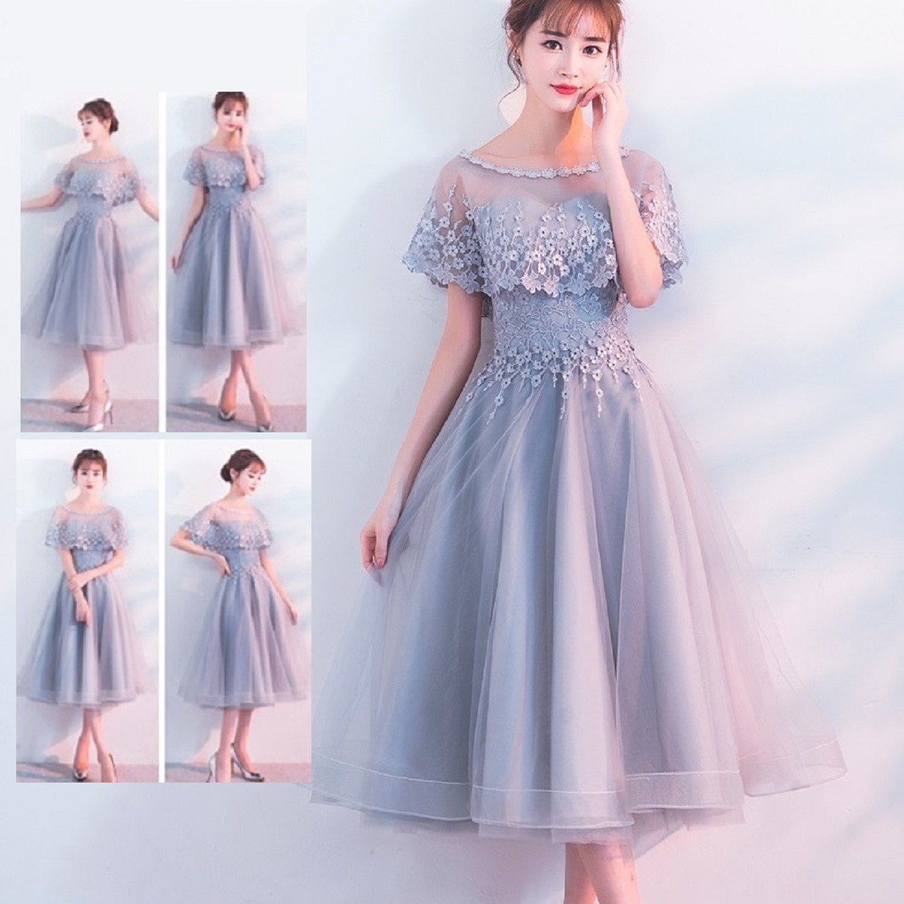 イブニングドレス 2WAY パーティー ドレス レディースドレス ミドルウェスト チューブトップ イブニングドレス 2WAY パーティー ドレス レディースドレス ミドルウェスト チューブトップ