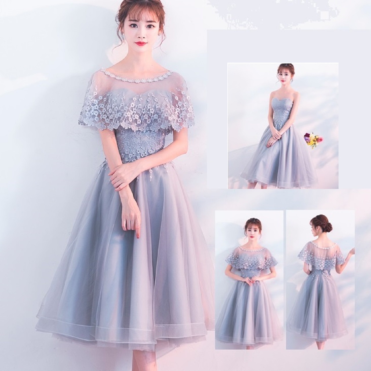 イブニングドレス 2WAY パーティー ドレス レディースドレス ミドルウェスト チューブトップ イブニングドレス 2WAY パーティー ドレス レディースドレス ミドルウェスト チューブトップ