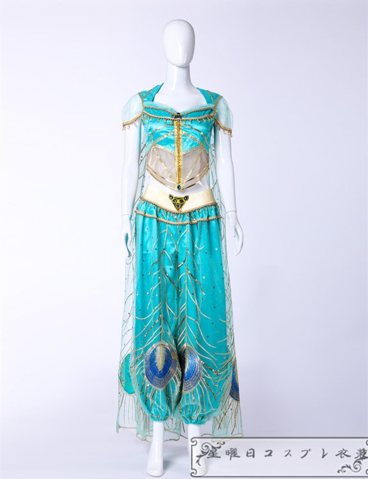 在庫品 アラジン ジャスミン姫 コスプレ衣装 仮装 変装 ハロウィン コスチューム イベント コスチューム