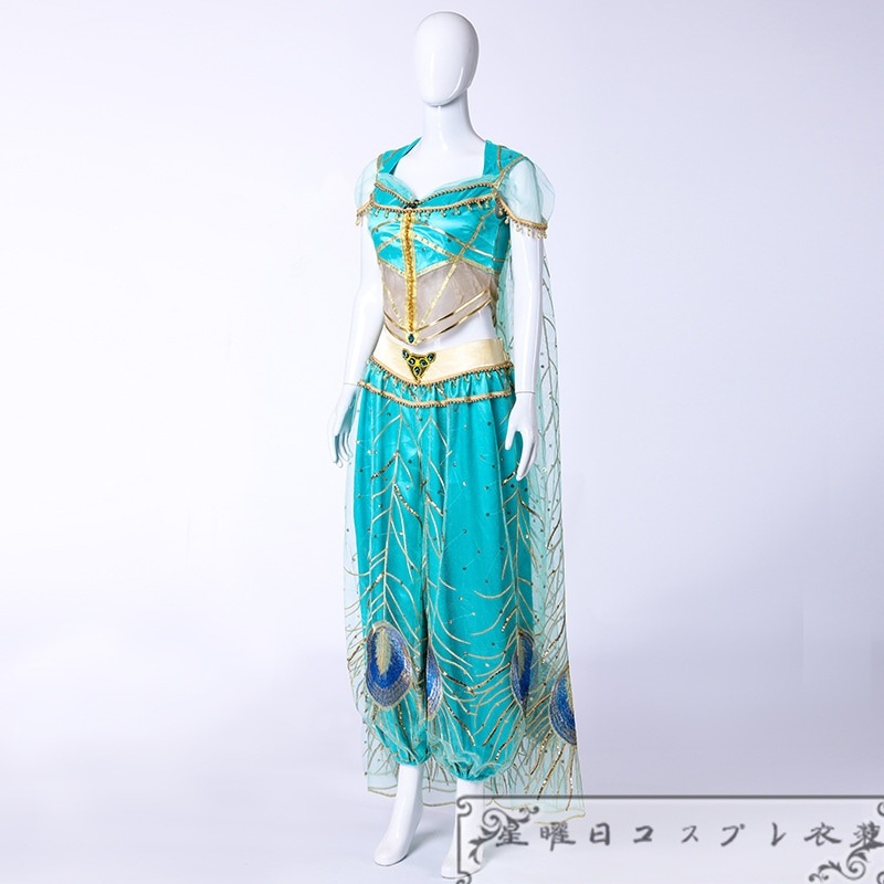 在庫品 アラジン ジャスミン姫 コスプレ衣装 仮装 変装 ハロウィン コスチューム イベント コスチューム