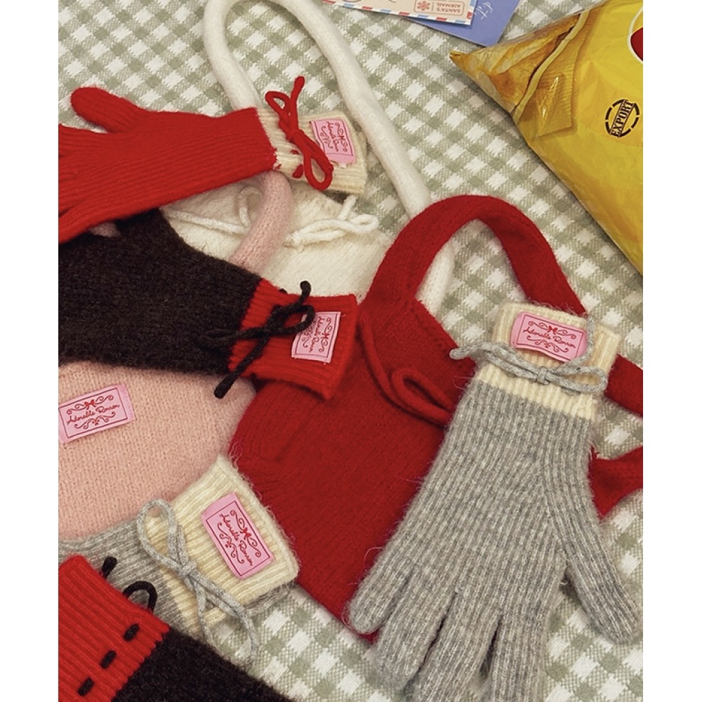 ロンロンリボングローブブラウン