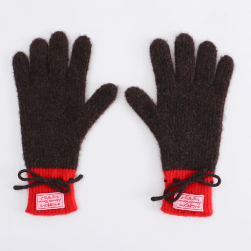 ロンロンリボングローブブラウン