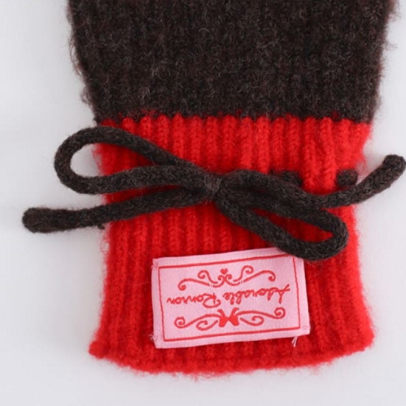 ロンロンリボングローブブラウン