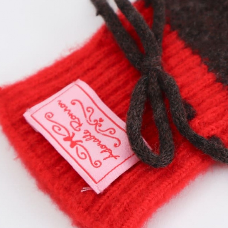 ロンロンリボングローブブラウン