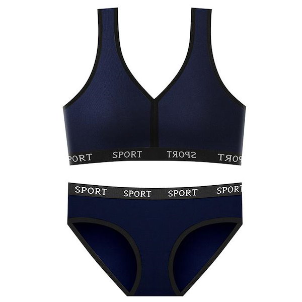 Mizuno スポーツブラとショーツセット 3XL ネイビー/ワインレッド Mizuno スポーツブラとショーツセット 3XL ネイビー/ワインレッド