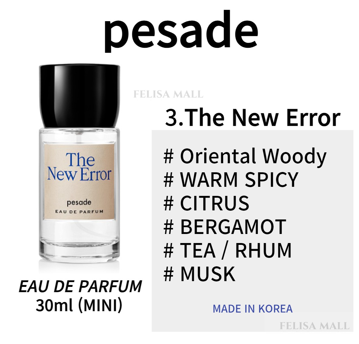 Qoo10] pesade [PESADE]EAU DE 香水【30