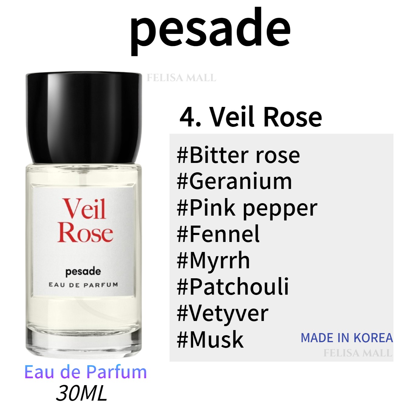 Qoo10] pesade [PESADE]EAU DE 香水【30