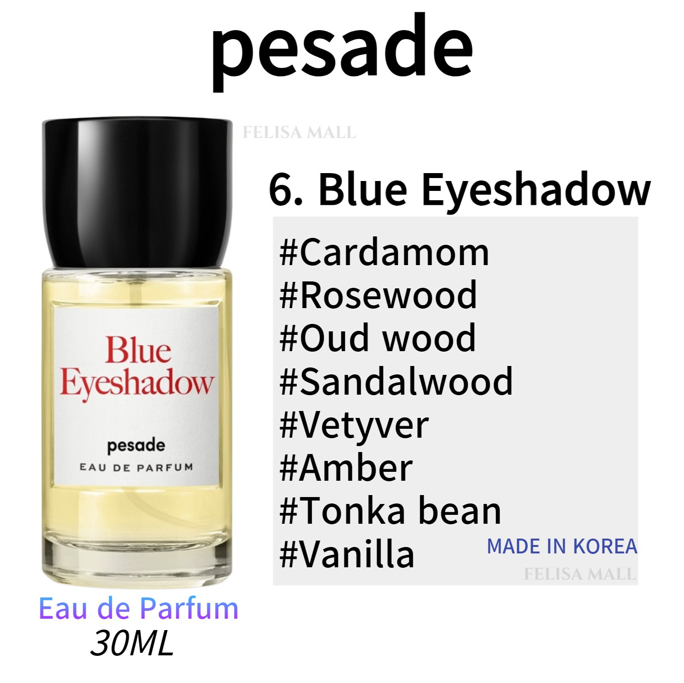 Qoo10] pesade [PESADE]EAU DE 香水【30