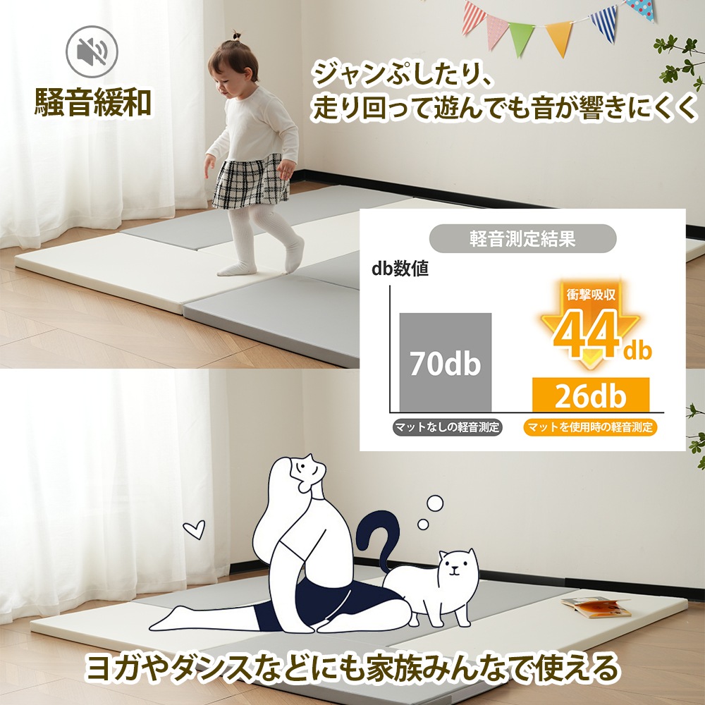 【グレー×ホワイト 110*140*55cm】サークルマット ソフトブロック クッション 布製 玩具 大型 室内 遊具 キッズスペース 子供 こども キッズ 幼児 保育園 保育用品 クリスマスプレ