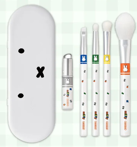 Qoo10] ロムアンド ミッフィー メイクブラシ 5本セット (