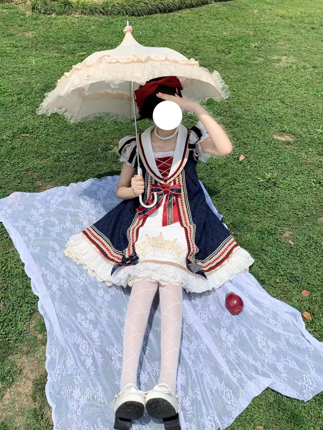 二次元 ロリータ姫スカートかわいいスターアイドルロリータスカートコスプレスカート