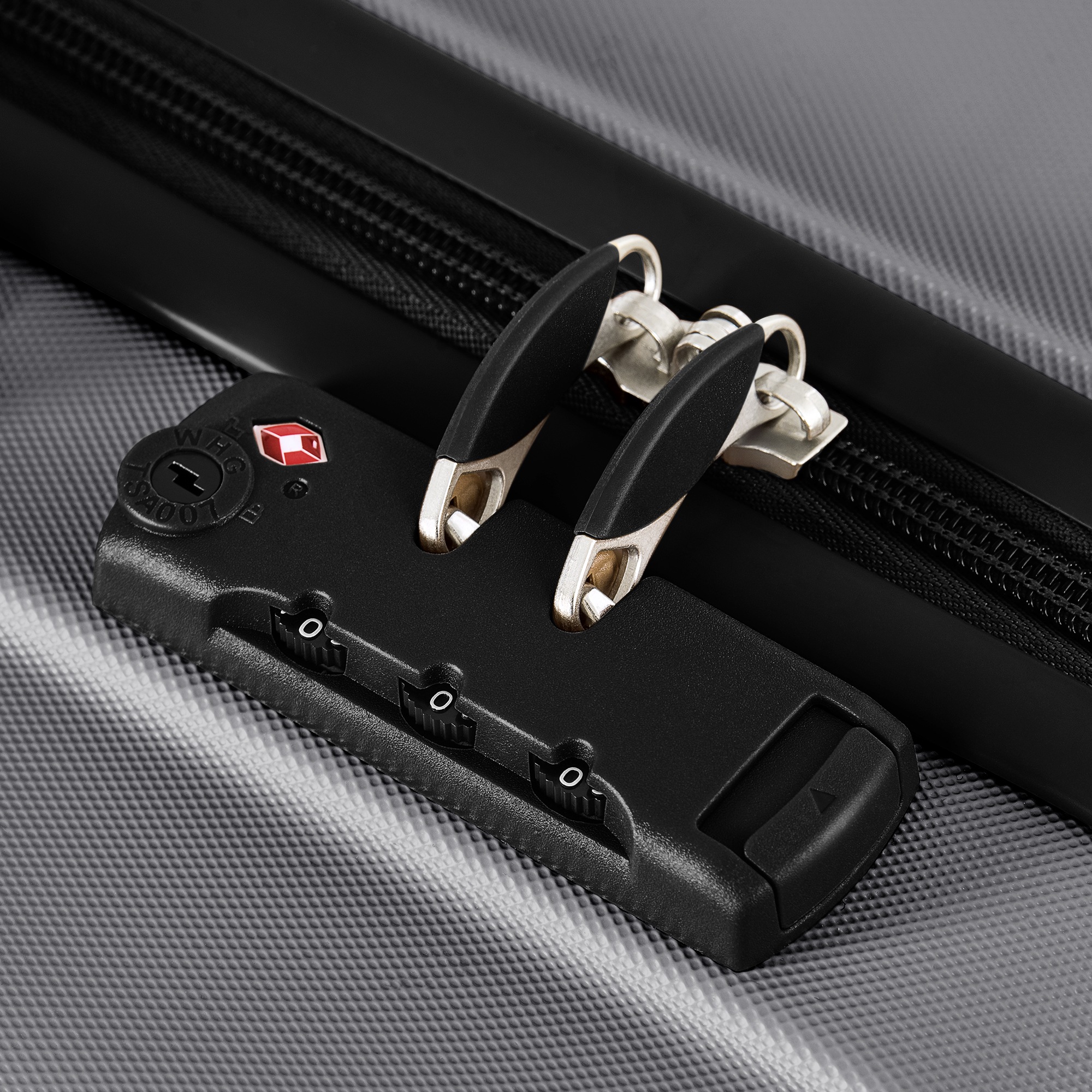 スーツケース Lサイズ USB充電ポート付きカップホルダー付きキャリー