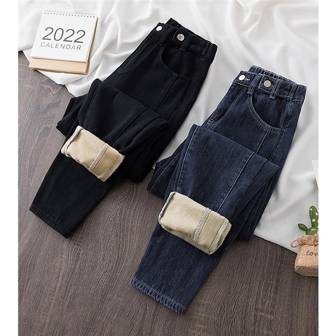 テーパードパンツレディースボトムス裏起毛脚デニムパンツストレッチ体型カバーウォームパンツ厚ゆったり40あったか
