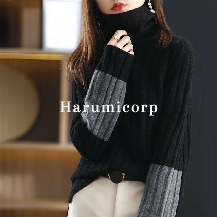 【即納】ニット セーター レディース 5色 40代 厚手 秋冬 ニットセーター ニットトップス タートルネック カットソー ニットソー ニットウェア 長袖 tシャツ おしゃれ 可愛い 大きいサイズ 体