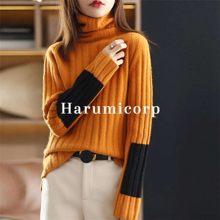 【即納】ニット セーター レディース 5色 40代 厚手 秋冬 ニットセーター ニットトップス タートルネック カットソー ニットソー ニットウェア 長袖 tシャツ おしゃれ 可愛い 大きいサイズ 体