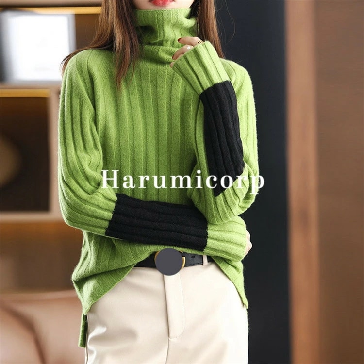 【即納】ニット セーター レディース 5色 40代 厚手 秋冬 ニットセーター ニットトップス タートルネック カットソー ニットソー ニットウェア 長袖 tシャツ おしゃれ 可愛い 大きいサイズ 体