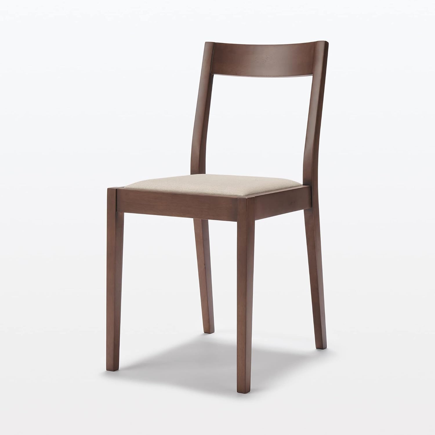 木製チェア ブラウン 幅38×奥行48.5×高さ79cm ラバーウッド材 木製チェア ブラウン 幅38×奥行48.5×高さ79cm ラバーウッド材