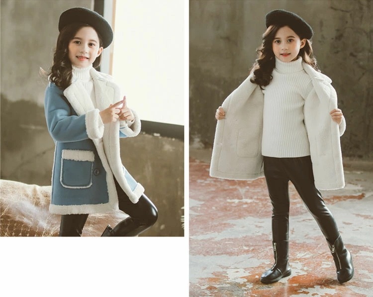 【即納】韓国子供服 コート アウター 冬服 女の子 長袖 切り替え 裏起毛 モコモコ子供コート アウトドア おしゃれ 子ども服 ゆったり 厚手 防寒 カジュアル キッズ お出かけ 可愛い ジュニア服