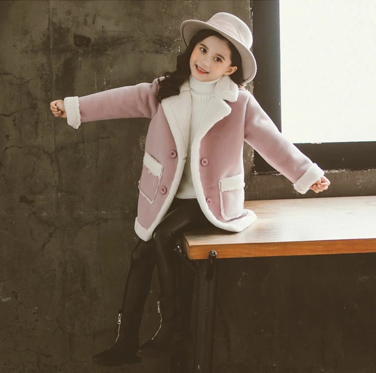 【即納】韓国子供服 コート アウター 冬服 女の子 長袖 切り替え 裏起毛 モコモコ子供コート アウトドア おしゃれ 子ども服 ゆったり 厚手 防寒 カジュアル キッズ お出かけ 可愛い ジュニア服