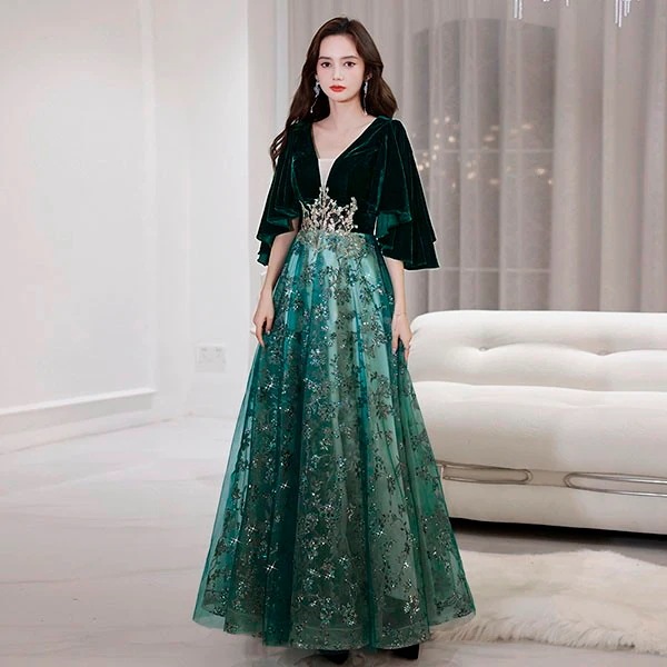 HOT!!!ドレス 大人 ピアノ 発表会 ロングドレス 演奏会 結婚式 母親 ドレス ピアノ発表会 袖付き ロング キラキラ 袖あり ポワン袖 カシュクール 大きいサイズ 5L 体型カバー 謝恩会 卒 HOT!!!ドレス 大人 ピアノ 発表会 ロングドレス 演奏会 結婚式 母親 ドレス ピアノ発表会 袖付き ロング キラキラ 袖あり ポワン袖 カシュクール 大きいサイズ 5L 体型カバー 謝恩会 卒