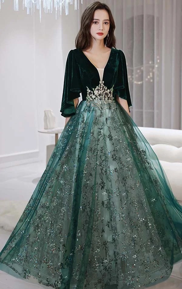 HOT!!!ドレス 大人 ピアノ 発表会 ロングドレス 演奏会 結婚式 母親 ドレス ピアノ発表会 袖付き ロング キラキラ 袖あり ポワン袖 カシュクール 大きいサイズ 5L 体型カバー 謝恩会 卒 HOT!!!ドレス 大人 ピアノ 発表会 ロングドレス 演奏会 結婚式 母親 ドレス ピアノ発表会 袖付き ロング キラキラ 袖あり ポワン袖 カシュクール 大きいサイズ 5L 体型カバー 謝恩会 卒