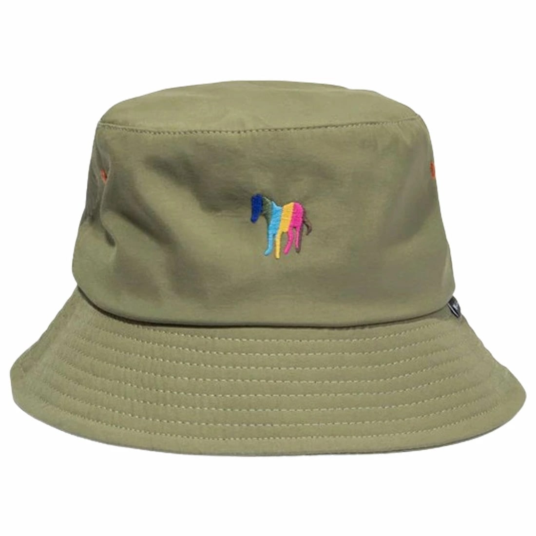 Paul Smith バケットハット 帽子 アクセサリー ゼブラ 刺繍 グリーン メンズ Broad Zebra Bucket Hat M2A-921DT-M786