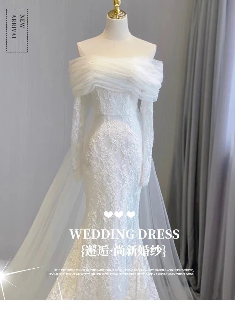 テールレースライトウェディング2025花嫁結婚式メインヤーンハイエンドワンウェルカムウェディング テールレースライトウェディング2025花嫁結婚式メインヤーンハイエンドワンウェルカムウェディング