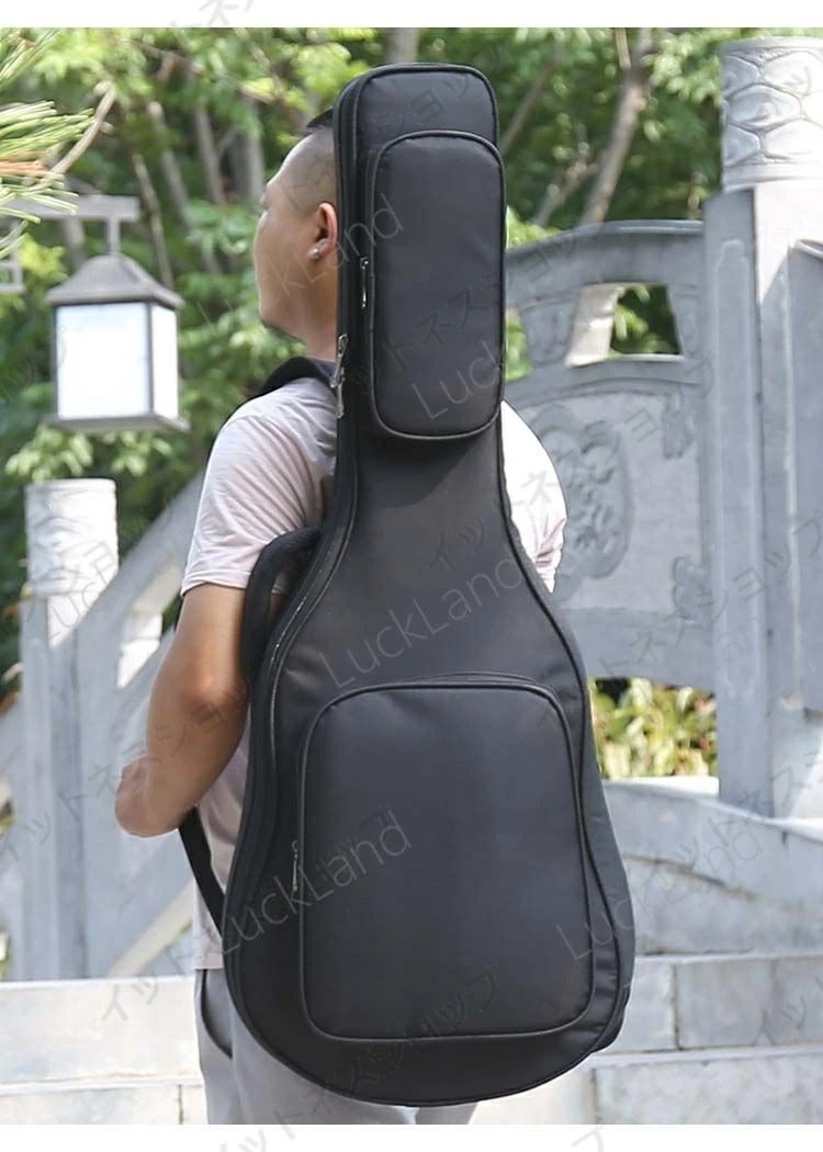 【本日限定激安格】ギフト ギターケース 防水 ギターバッグ クラシック ギグバッグ アコギ エレキ レディース メンズ シンプル ポケット付き 男女兼用 36 38/39 41インチ リュック型 手提