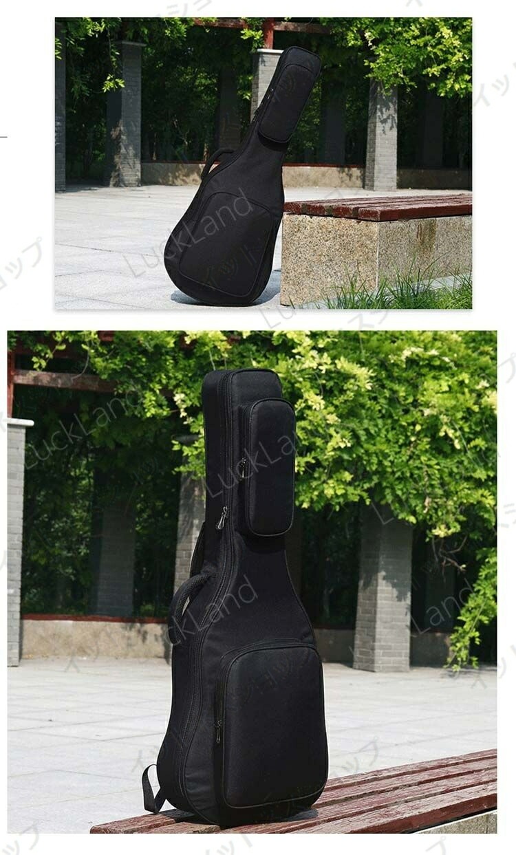 【本日限定激安格】ギフト ギターケース 防水 ギターバッグ クラシック ギグバッグ アコギ エレキ レディース メンズ シンプル ポケット付き 男女兼用 36 38/39 41インチ リュック型 手提