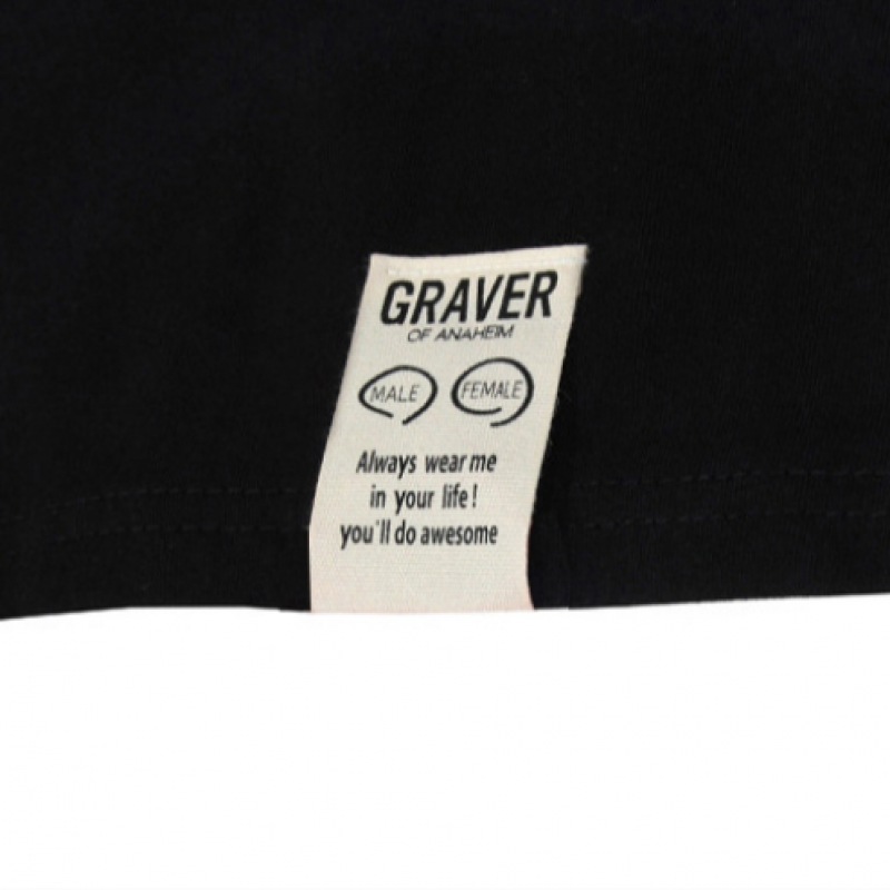 GRAVER パピーワークバッグロゴショートスリーブ T シャツホワイト
