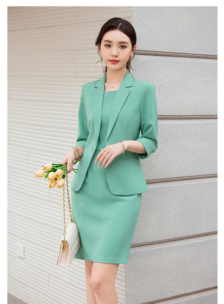 ワンピース スーツワンピース セットアップ スーツジャケット 韓国 ワンピース ドレス パーティードレス ロングワンピース 卒業式 ママ スーツ 入学式 ママ スーツ