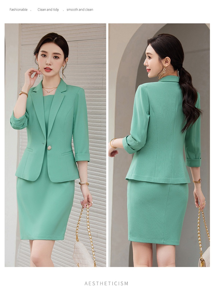 ワンピース スーツワンピース セットアップ スーツジャケット 韓国 ワンピース ドレス パーティードレス ロングワンピース 卒業式 ママ スーツ 入学式 ママ スーツ