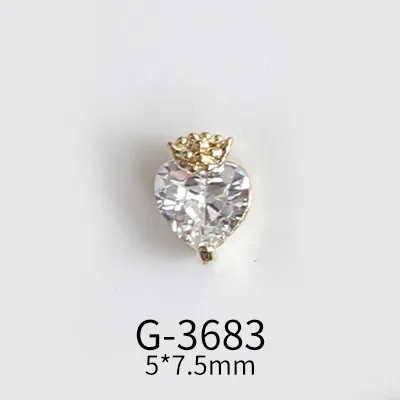 【10点セット】23ネイルの水氷月の爪のジルコンは美少女戦士のカラージルコンを貼って飾ります