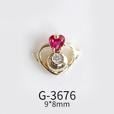 【10点セット】23ネイルの水氷月の爪のジルコンは美少女戦士のカラージルコンを貼って飾ります