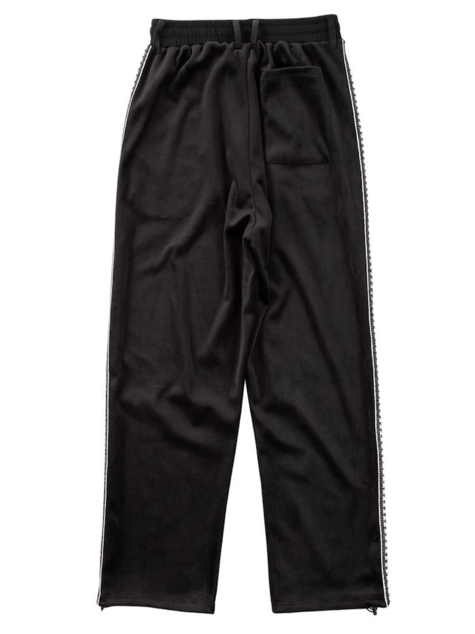 トラックパンツ 大きいサイズ メンズ ベロアパンツ サイド柄 ライン