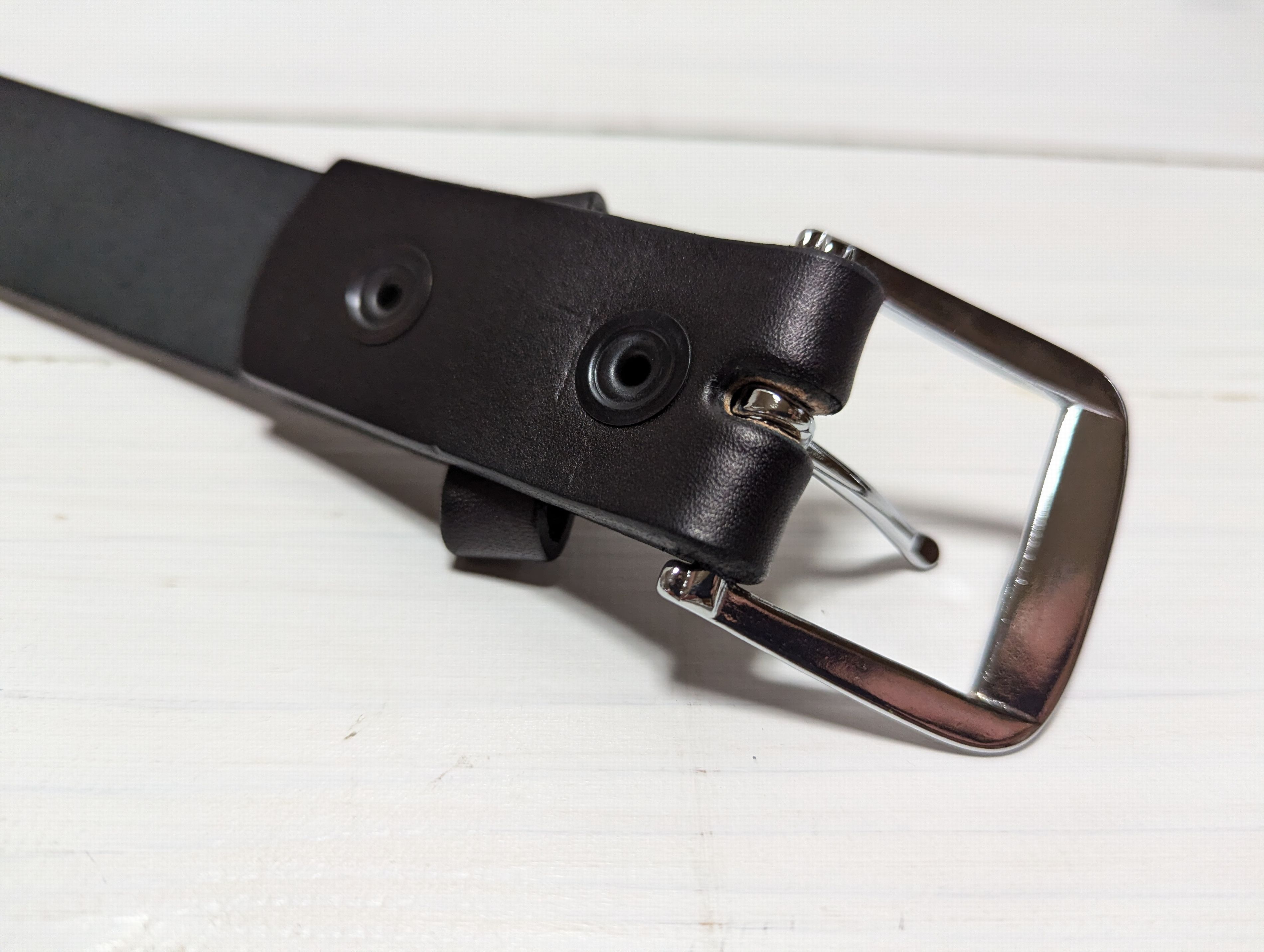 ボストンレザー アメリカ製 本革製 レザー ベルト 黒 ブラック メンズ BOSTON LEATHER BELT BLACK 005