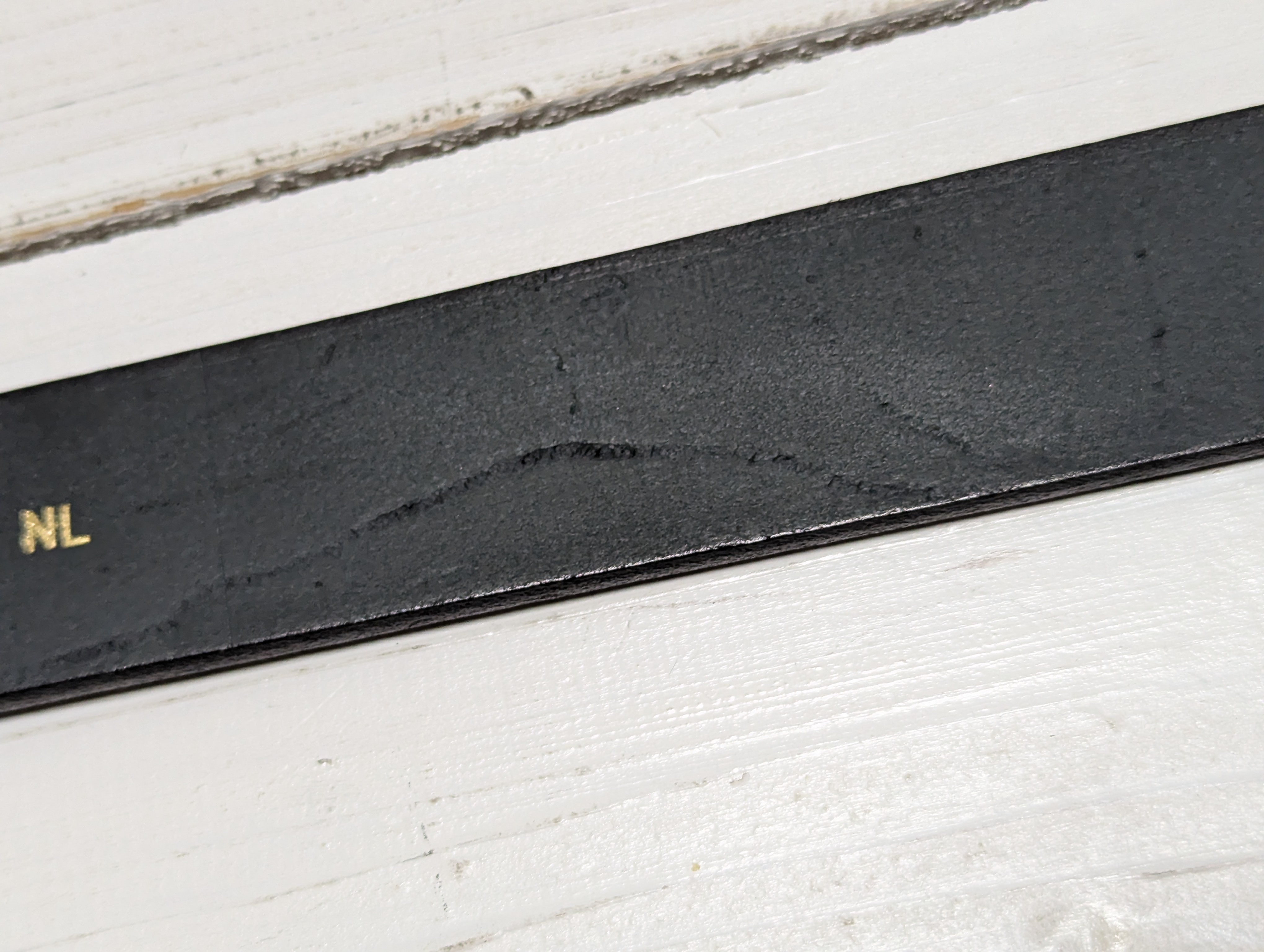 ボストンレザー アメリカ製 本革製 レザー ベルト 黒 ブラック メンズ BOSTON LEATHER BELT BLACK 005