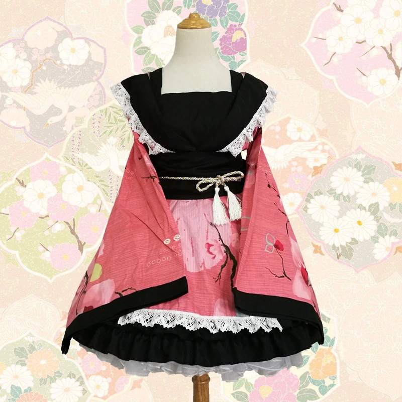 【2025新作】純綿着物改良版コスプレ女装極楽浄土和花魁ロリータ