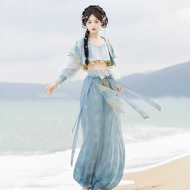 正規品雲上旅人cos服敦煌西域民族セット夏服新茉莉姫 正規品雲上旅人cos服敦煌西域民族セット夏服新茉莉姫