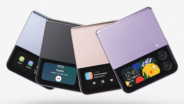 Galaxy z flip4 ブルー 本体 SIMフリー 5G 512GB Aランク SM