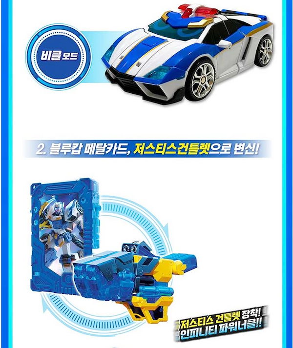 カーボットX ハローカーボット メタルカードボット トランスフォーマー 勇者ロボ Deformation fun! ] Transformed from Dexter Excavator Metal