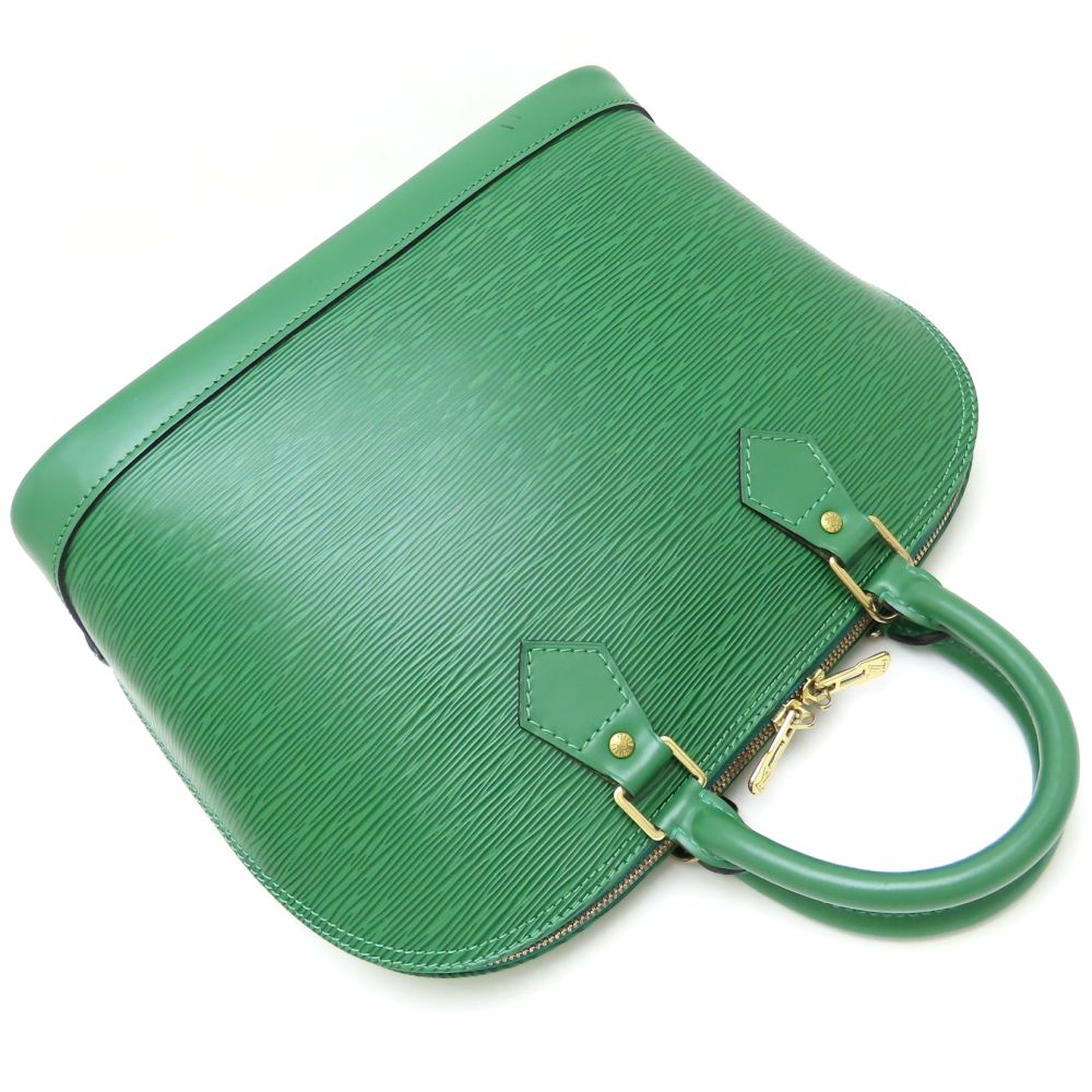 エピ アルマ M52144 ハンドバッグ ボルネオグリーン/352565【中古】