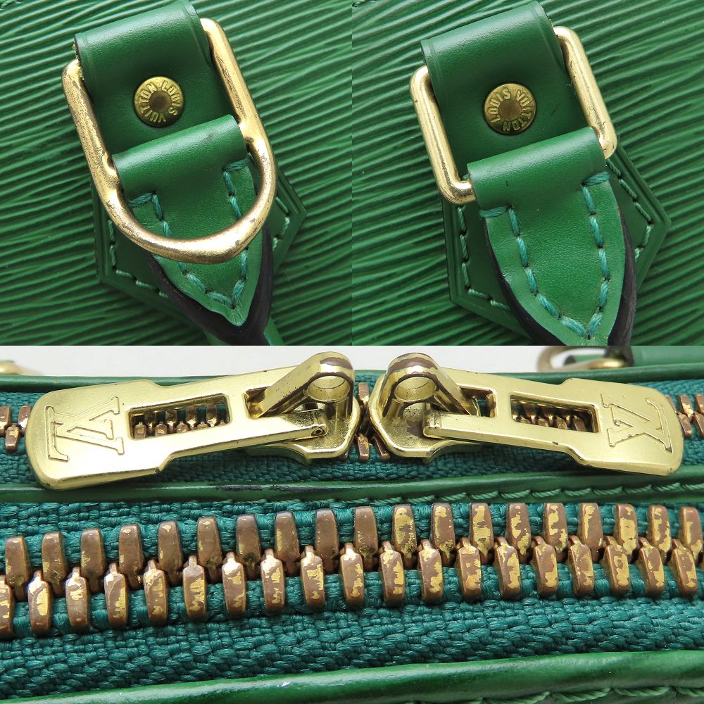 エピ アルマ M52144 ハンドバッグ ボルネオグリーン/352565【中古】