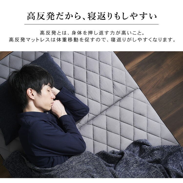 MEN'S AIRY マットレス Sサイズ 6cm厚　アイリスオーヤマ　（M65 Amazon｜アイリスオーヤマ MEN'Sエアリーマットレス 高反発 かため