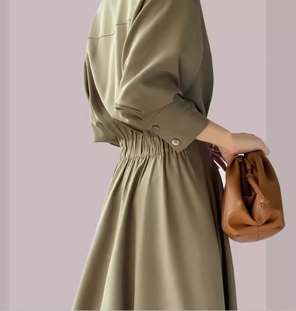 レディース ワンピース シャツワンピ ミモレ ロング 長袖 Vネック 襟付き ポロカラー スリム 細身 Aライン ウエストマーク ハイウエスト 大人可愛い きれいめ シンプル カジュアル 上品 レディース ワンピース シャツワンピ ミモレ ロング 長袖 Vネック 襟付き ポロカラー スリム 細身 Aライン ウエストマーク ハイウエスト 大人可愛い きれいめ シンプル カジュアル 上品