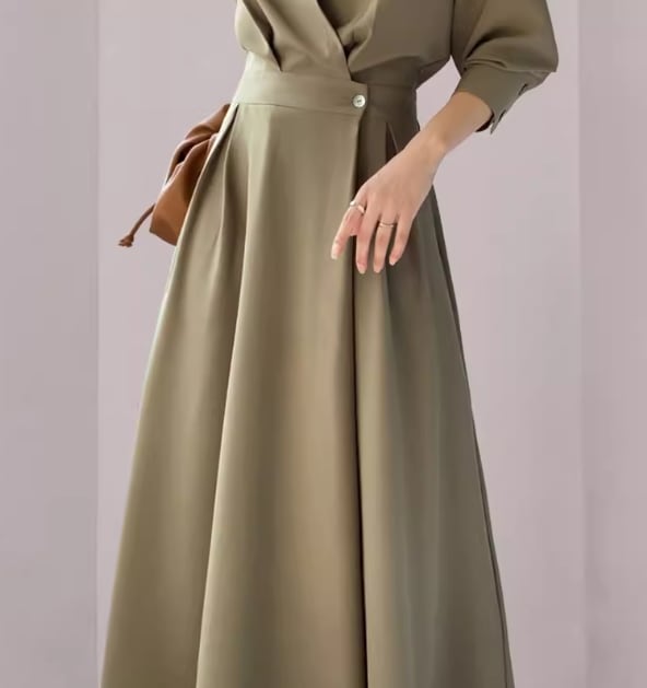 レディース ワンピース シャツワンピ ミモレ ロング 長袖 Vネック 襟付き ポロカラー スリム 細身 Aライン ウエストマーク ハイウエスト 大人可愛い きれいめ シンプル カジュアル 上品 レディース ワンピース シャツワンピ ミモレ ロング 長袖 Vネック 襟付き ポロカラー スリム 細身 Aライン ウエストマーク ハイウエスト 大人可愛い きれいめ シンプル カジュアル 上品