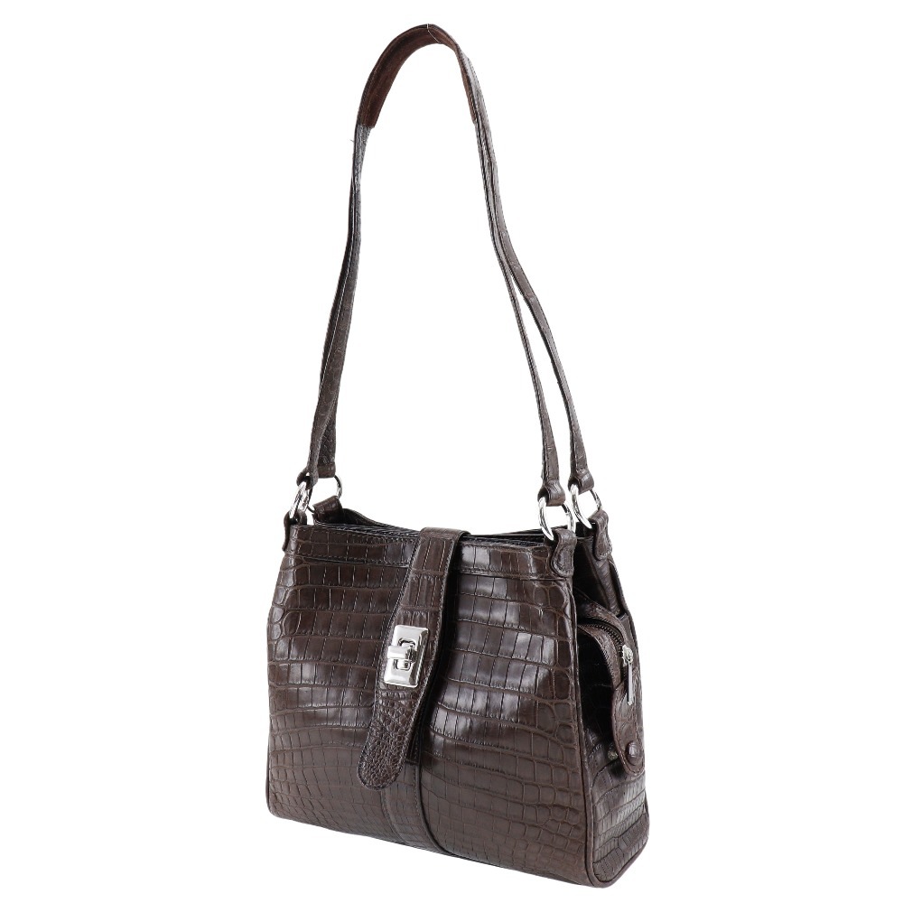 MORABITO モラビト ショルダーバッグ クロコダイル レディース 中古品