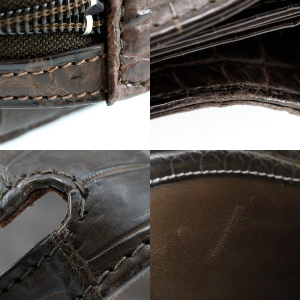 MORABITO モラビト ショルダーバッグ クロコダイル レディース 中古品